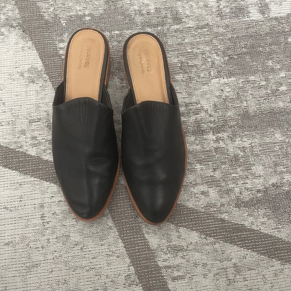 COPY - Classic leather Venetian Mule/Slide